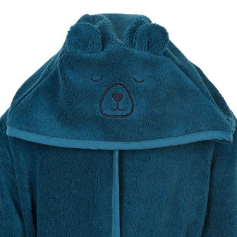 Pippi biologische badjas ice blue 86/92