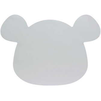 Lässig Placemat Silicone - Little Chums Mouse Grijs