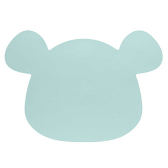 L&auml;ssig Placemat Silicone - Little Chums Mouse Blauw