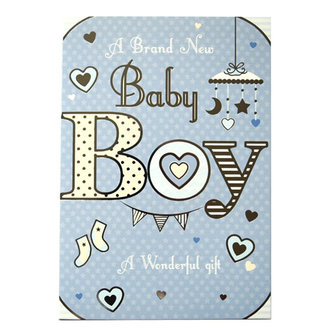 Geboortekaartje - A Brand New Baby Boy