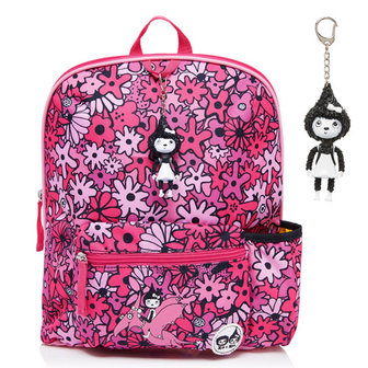 Zip &amp; Zoe Backpack Age 3+ Floral Pink