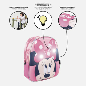 Disney Minnie Mouse 3D met Licht Rugzak