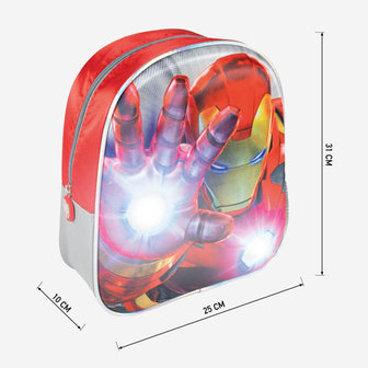 Marvel Iron Man 3D met Licht Rugzak