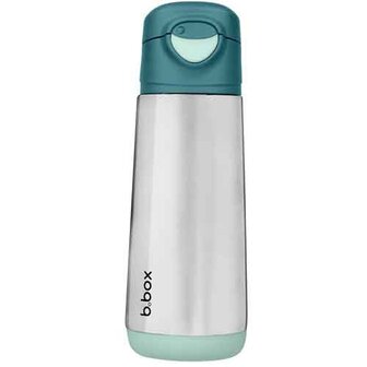 b.box 500ml Insulated Sport Spout Bottle - Emerald Forest