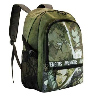 Avengers Army Green HS Backpack