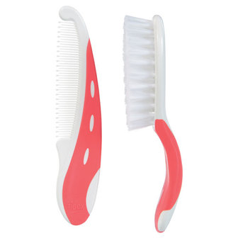 Tigex Brush and Comb Red