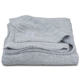 Jollein Deken 75x100cm Melange knit soft grey