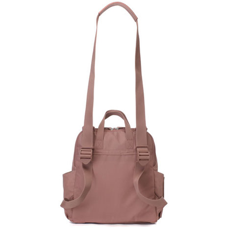 Babymel Robyn Convertible Backpack Faux Leather Dusty Pink Luiertas