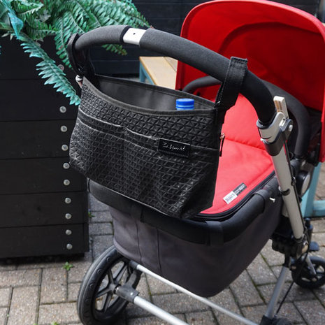 Babymel Stroller Organiser Ultra-Lite Black Scuba