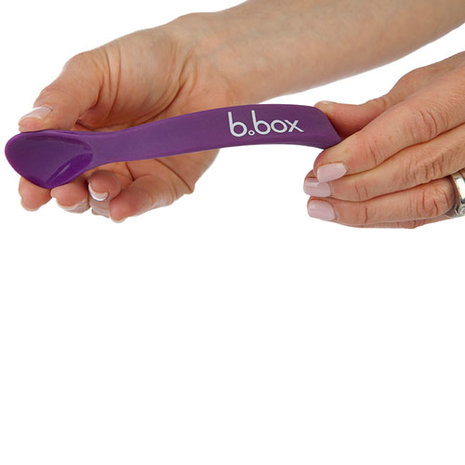 b.box Flexible Silicone Spoons Red/Blue - 2 Stuks