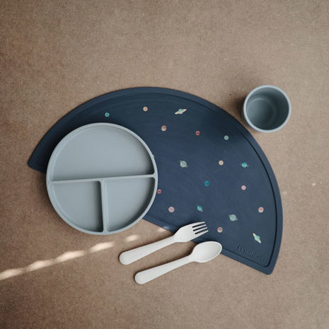Mushie Silicone Placemat - Planets