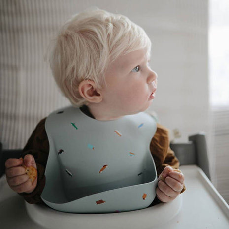 Mushie Siliconen Baby Slab - Planets