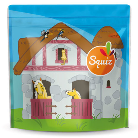 Squiz 3-Pack Multifunctionele Snackzakjes - De Boerderij Collectie