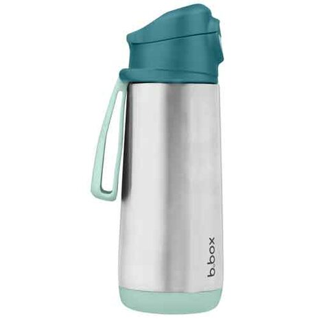 b.box 500ml Insulated Sport Spout Bottle - Emerald Forest