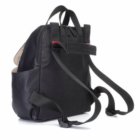Babymel Robyn Convertible Backpack Faux Leather Black Luiertas