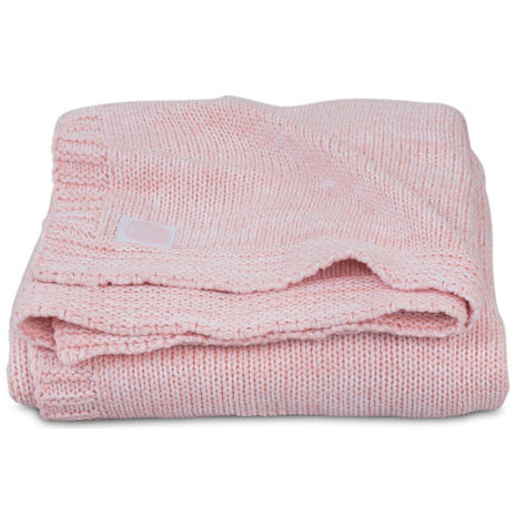 Jollein Deken 75x100cm Melange knit soft pink